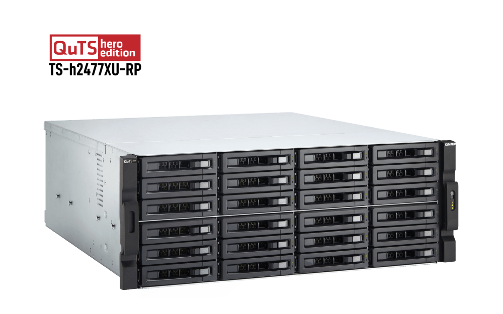 QNAP TS-h2477XU-RP 24-Bay Rackmount NAS - ACE Peripherals