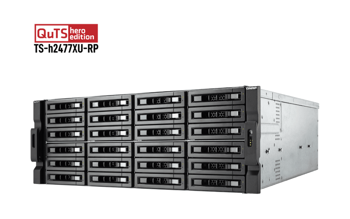 QNAP TS-h2477XU-RP 24-Bay Rackmount NAS - ACE Peripherals