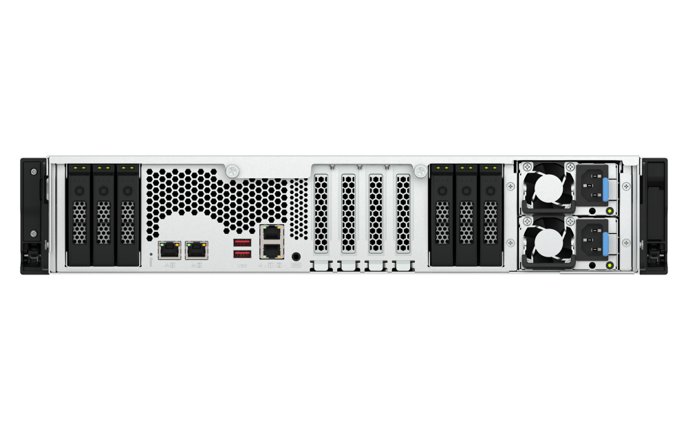 QNAP TS-h3077AFU 30-Bay Dual-Processor All-Flash Rackmount NAS - ACE Peripherals