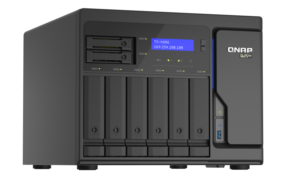 QNAP TS-h886 8-Bay Tower NAS - ACE Peripherals