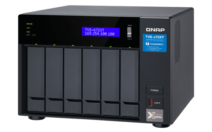 QNAP TVS-672XT 6-Bay Thunderbolt Tower NAS - ACE Peripherals