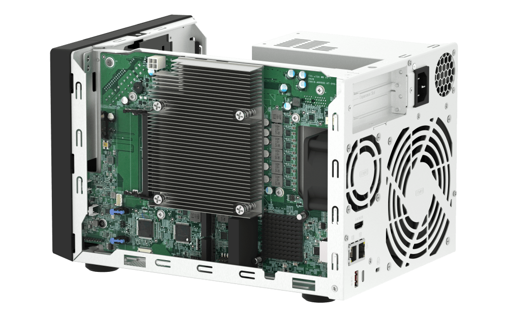 QNAP TVS-h474 4-Bay 2.5G/10G Tower NAS - ACE Peripherals