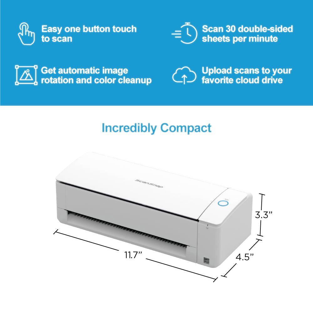 Ricoh ScanSnap iX1300 Desktop Scanner - ACE Peripherals