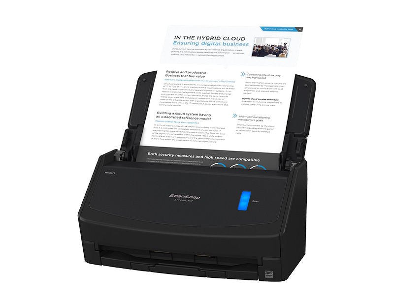 Ricoh iX1400: Simple 40 ppm One-Button Scanner