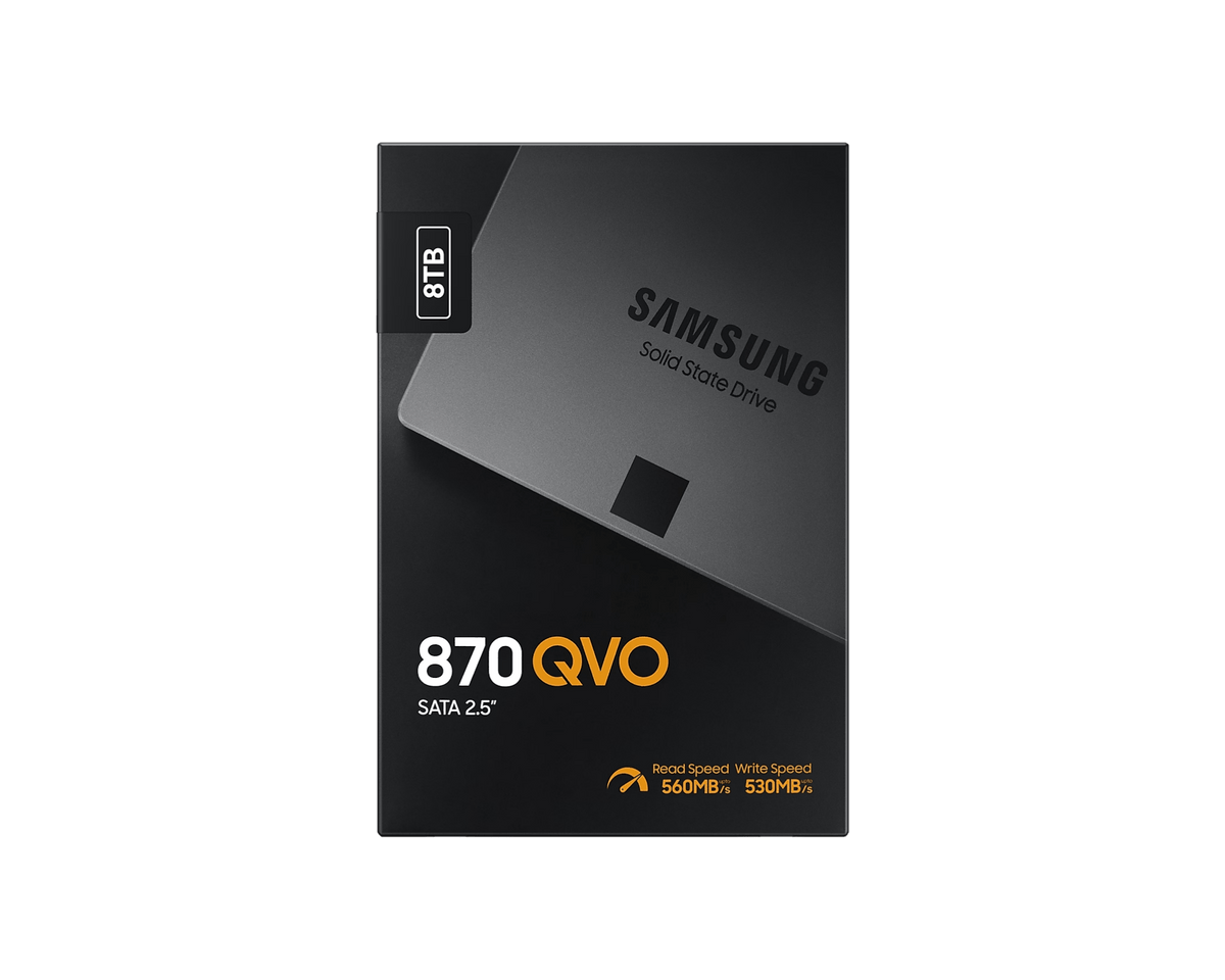 Samsung 870 QVO SATA 2.5-inch SSD, manufacturer product view