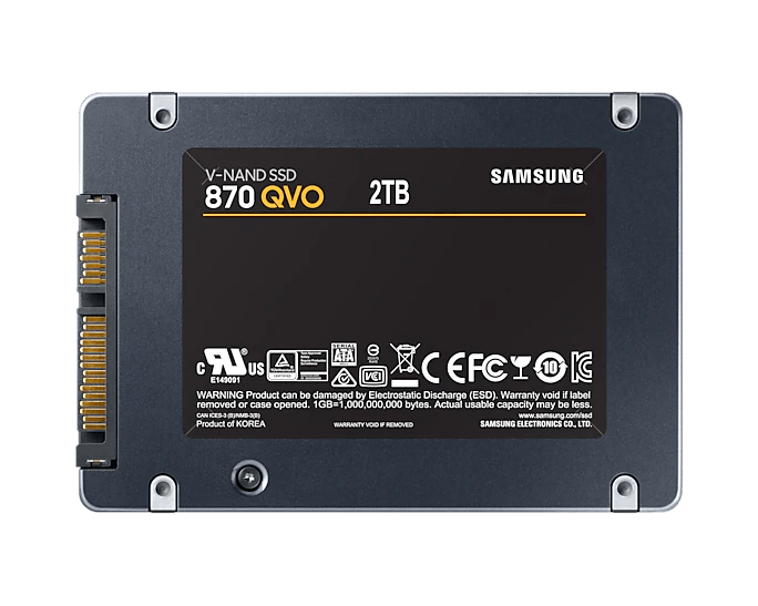 Samsung 870 QVO SATA 2.5" SSD - ACE Peripherals