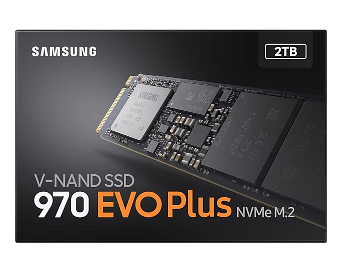 Samsung 970 EVO Plus NVMe M.2 SSD, manufacturer product view