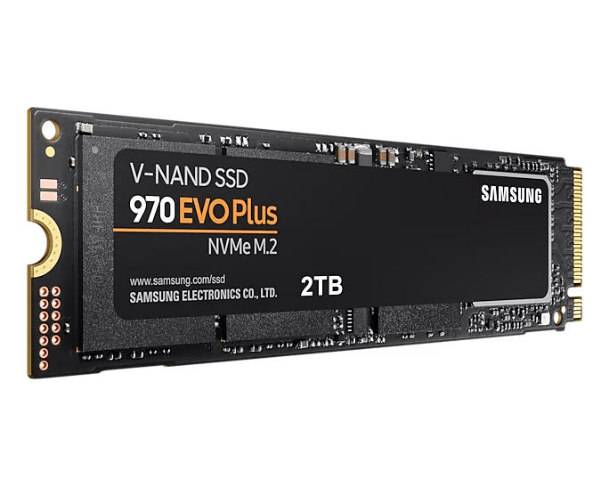 Samsung 970 EVO Plus NVMe M.2 SSD, manufacturer product view
