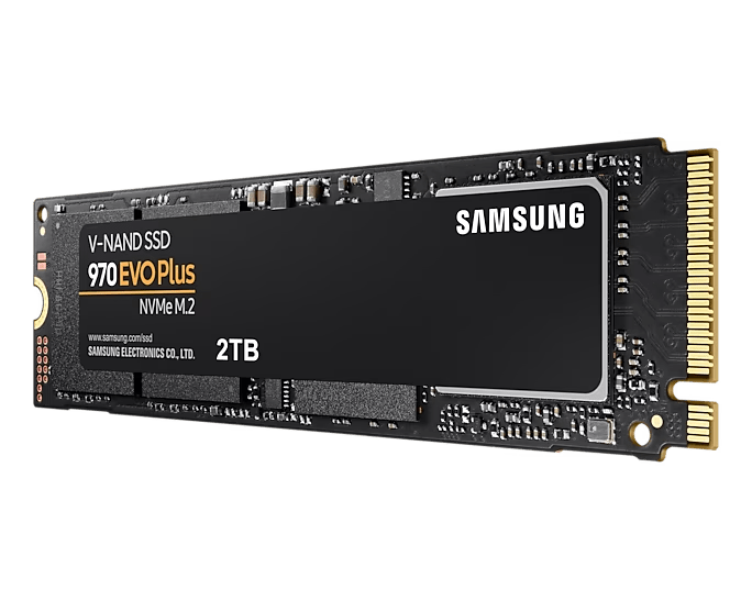 Samsung 970 EVO Plus NVMe M.2 SSD, manufacturer product view
