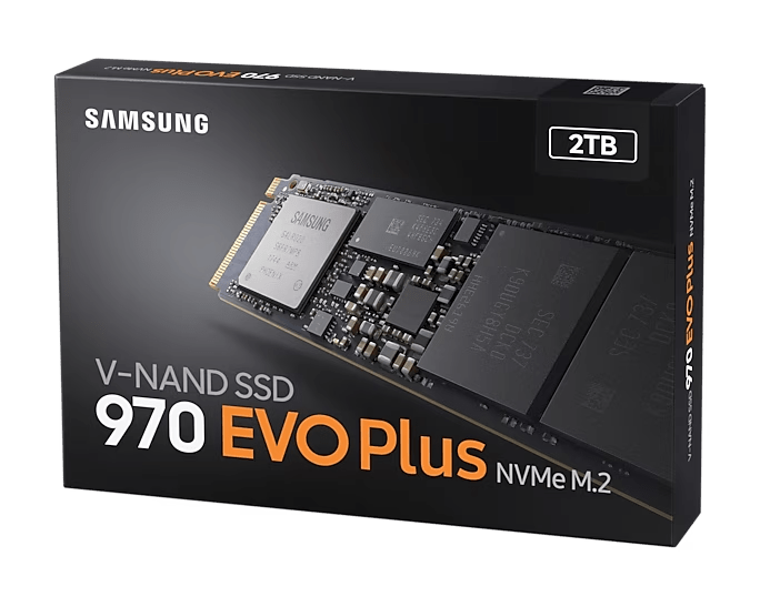 Samsung 970 EVO Plus NVMe M.2 SSD, manufacturer product view