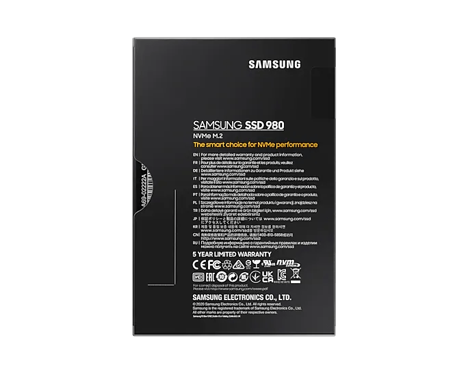 Samsung 980 NVMe M.2 SSD - ACE Peripherals