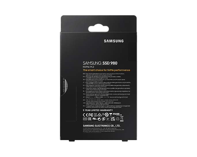 Samsung 980 NVMe M.2 SSD - ACE Peripherals