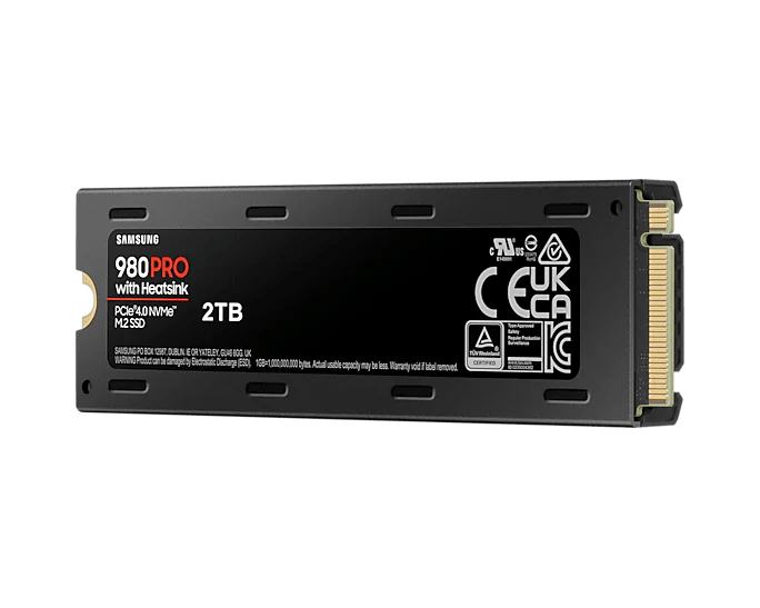 Samsung 980 PRO with Heatsink NVMe M.2 SSD - ACE Peripherals