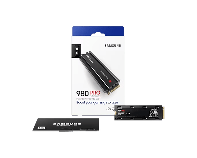 Samsung 980 PRO with Heatsink NVMe M.2 SSD - ACE Peripherals