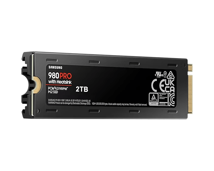 Samsung 980 PRO with Heatsink NVMe M.2 SSD - ACE Peripherals
