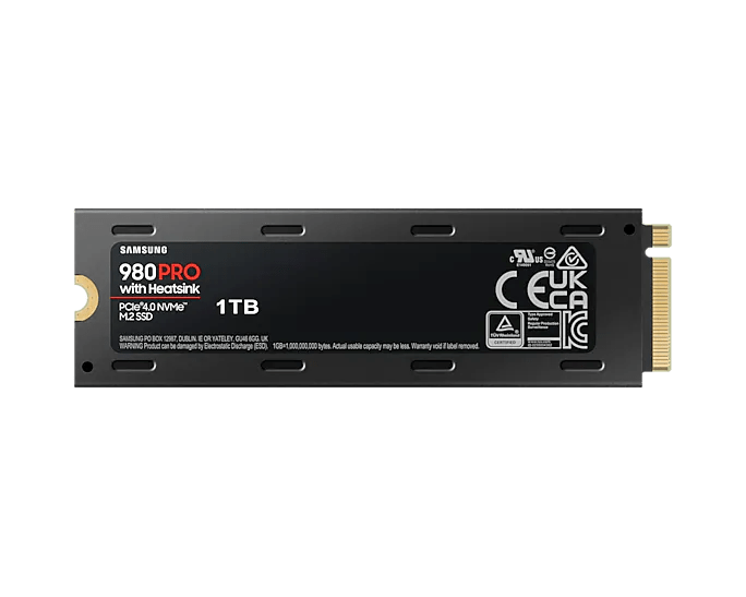 Samsung 980 PRO with Heatsink NVMe M.2 SSD - ACE Peripherals