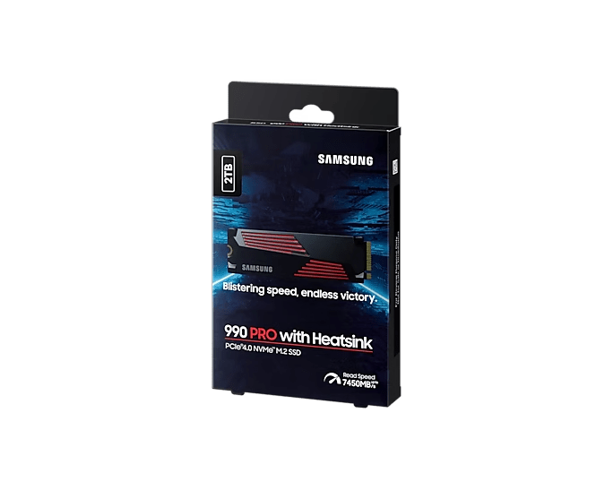 Samsung 990 PRO with Heatsink NVMe M.2 SSD - ACE Peripherals