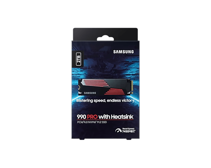 Samsung 990 PRO with Heatsink NVMe M.2 SSD - ACE Peripherals