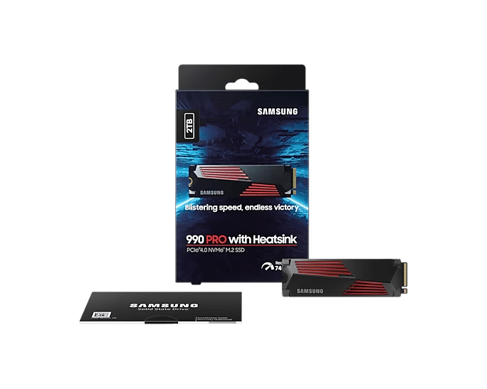 Samsung 990 PRO with Heatsink NVMe M.2 SSD - ACE Peripherals