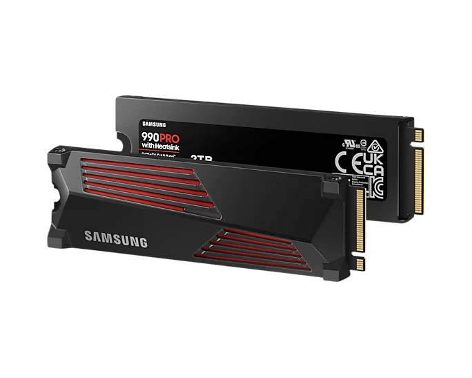Samsung 990 PRO with Heatsink - Premium NVMe SSD Samsung 990 PRO with Heatsink - Premium NVMe SSD
