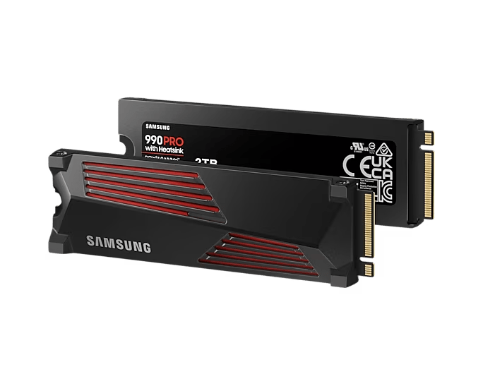 Samsung 990 PRO with Heatsink NVMe M.2 SSD - ACE Peripherals