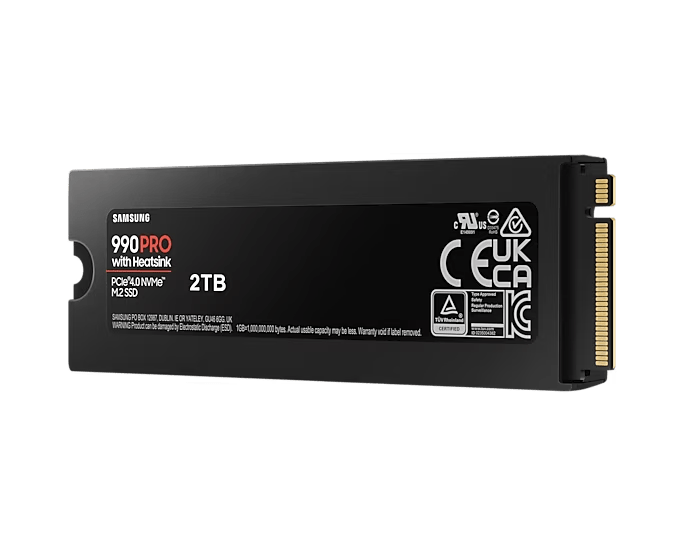 Samsung 990 PRO with Heatsink NVMe M.2 SSD - ACE Peripherals
