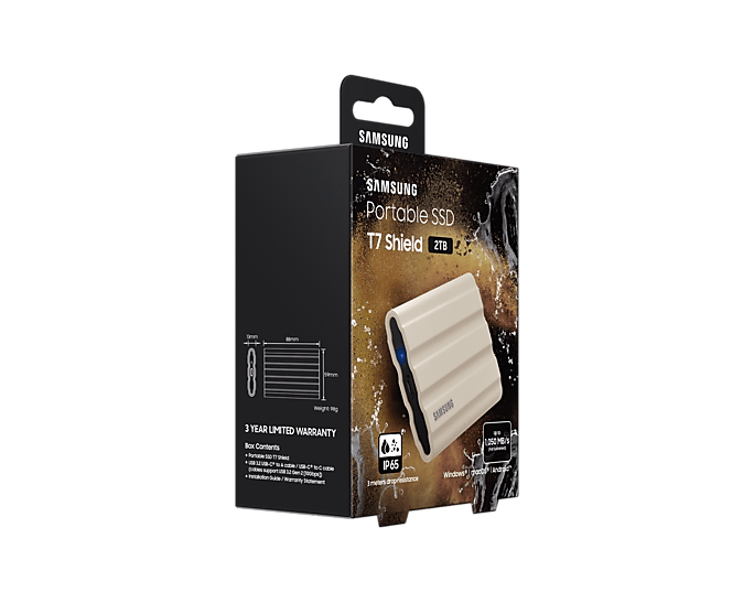 Samsung Portable SSD T7 Shield - ACE Peripherals