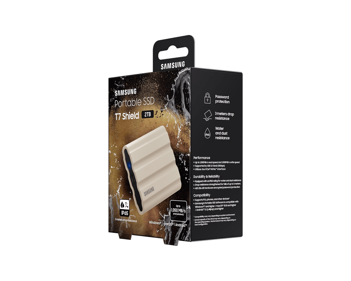 Samsung Portable SSD T7 Shield - ACE Peripherals