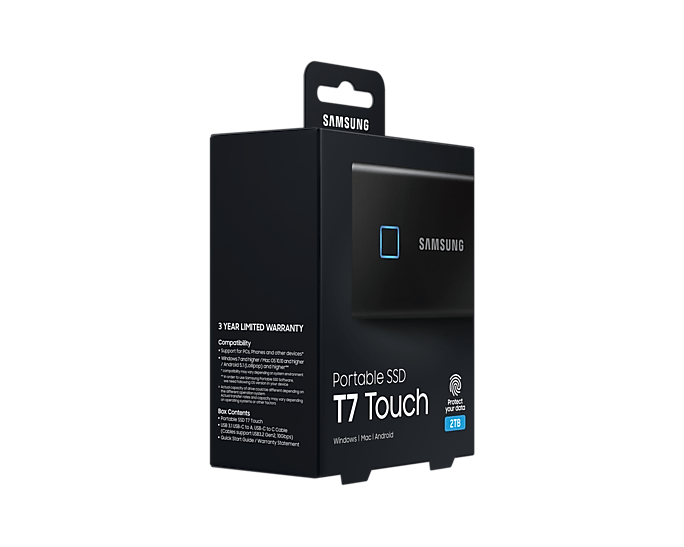 Samsung Portable SSD T7 Touch - ACE Peripherals