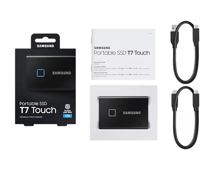 Samsung Portable SSD T7 Touch - ACE Peripherals