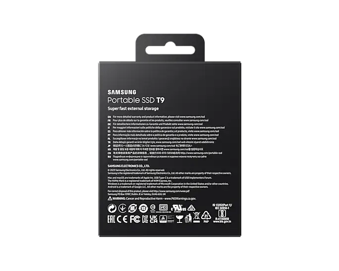 Samsung Portable SSD T9 USB 3.2 Gen 2x2 - ACE Peripherals