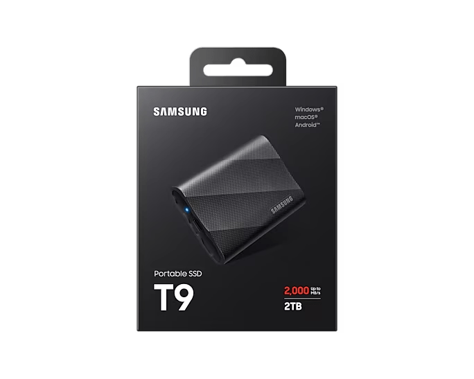 Samsung Portable SSD T9 USB 3.2 Gen 2x2 - ACE Peripherals