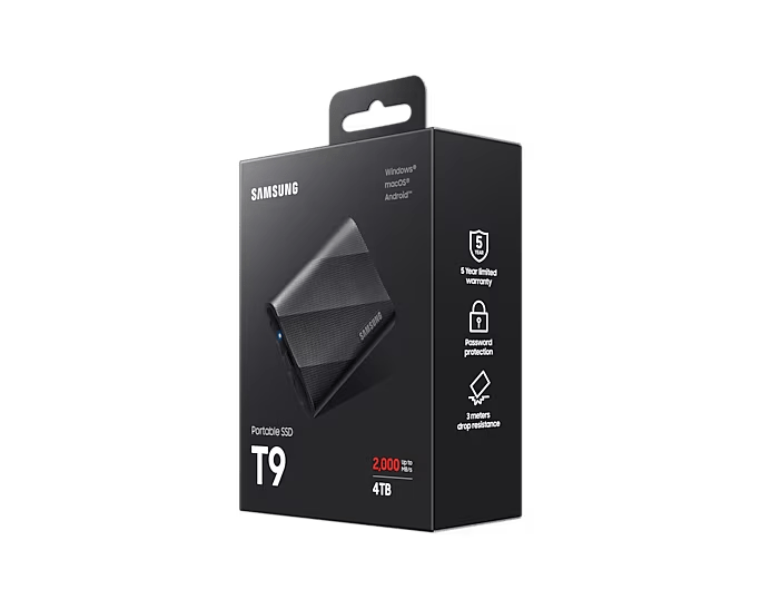 Samsung Portable SSD T9 USB 3.2 Gen 2x2 - ACE Peripherals