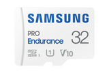 Samsung PRO Endurance 32GB microSDHC card front showing U1 and V10 markings