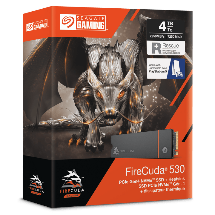 Seagate FireCuda 530 with Heatsink Next Gen NVMe SSD ACE Peripherals