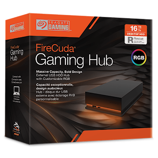 Seagate FireCuda Gaming Hub Desktop Hard Drive - ACE Peripherals