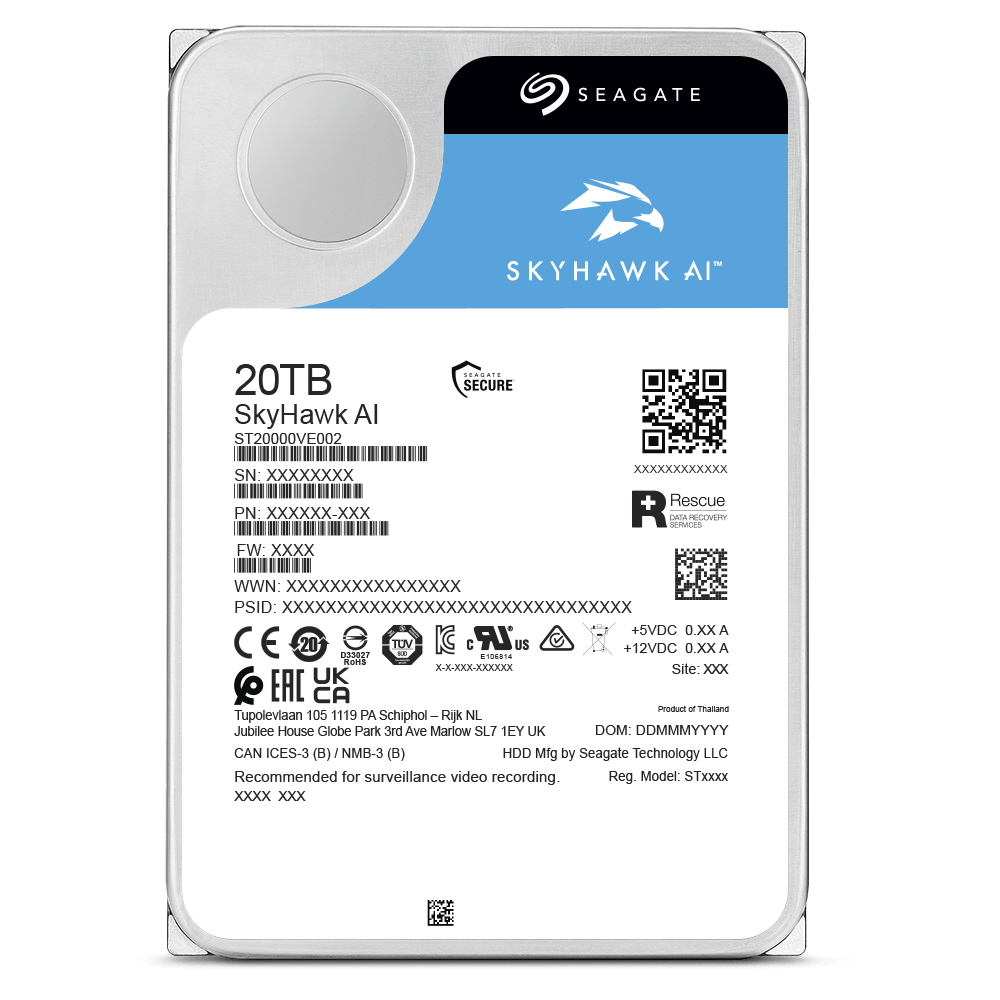 Seagate SkyHawk AI Surveillance Hard Drives - ACE Peripherals