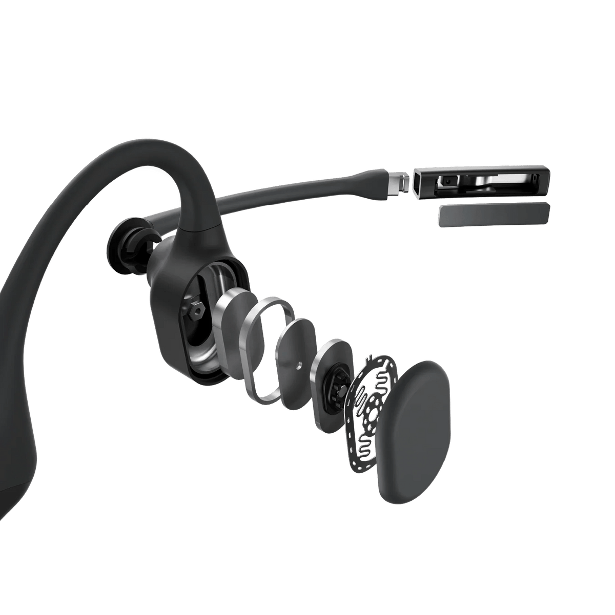 Shokz OpenComm UC Office Open Ear Bone Conduction Wireless Headsets - ACE Peripherals