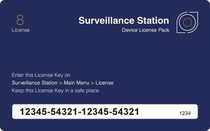 Synology 1/4/8-Channel Surveillance Device License Pack - ACE Peripherals