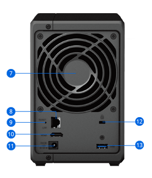 Synology DVA1622 2-Bay Deep Learning Tower NVR - ACE Peripherals