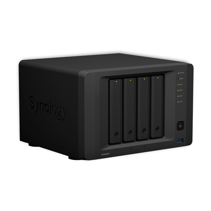 Synology DVA3221 4-Bay Deep Learning Tower NVR - ACE Peripherals