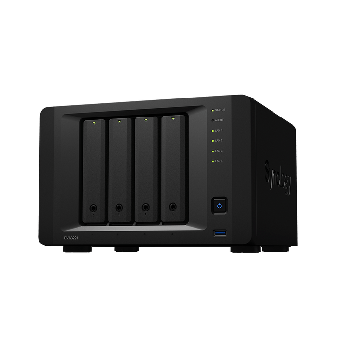 Synology DVA3221 4-Bay Deep Learning Tower NVR - ACE Peripherals