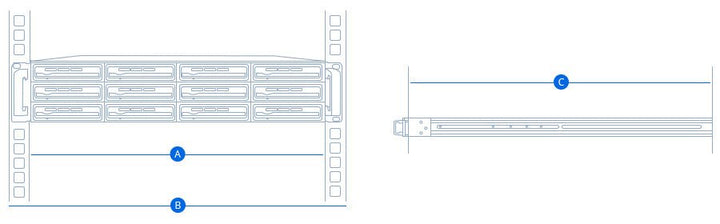 Synology RKS Rail Kit & CMA Cable Management Arm - ACE Peripherals