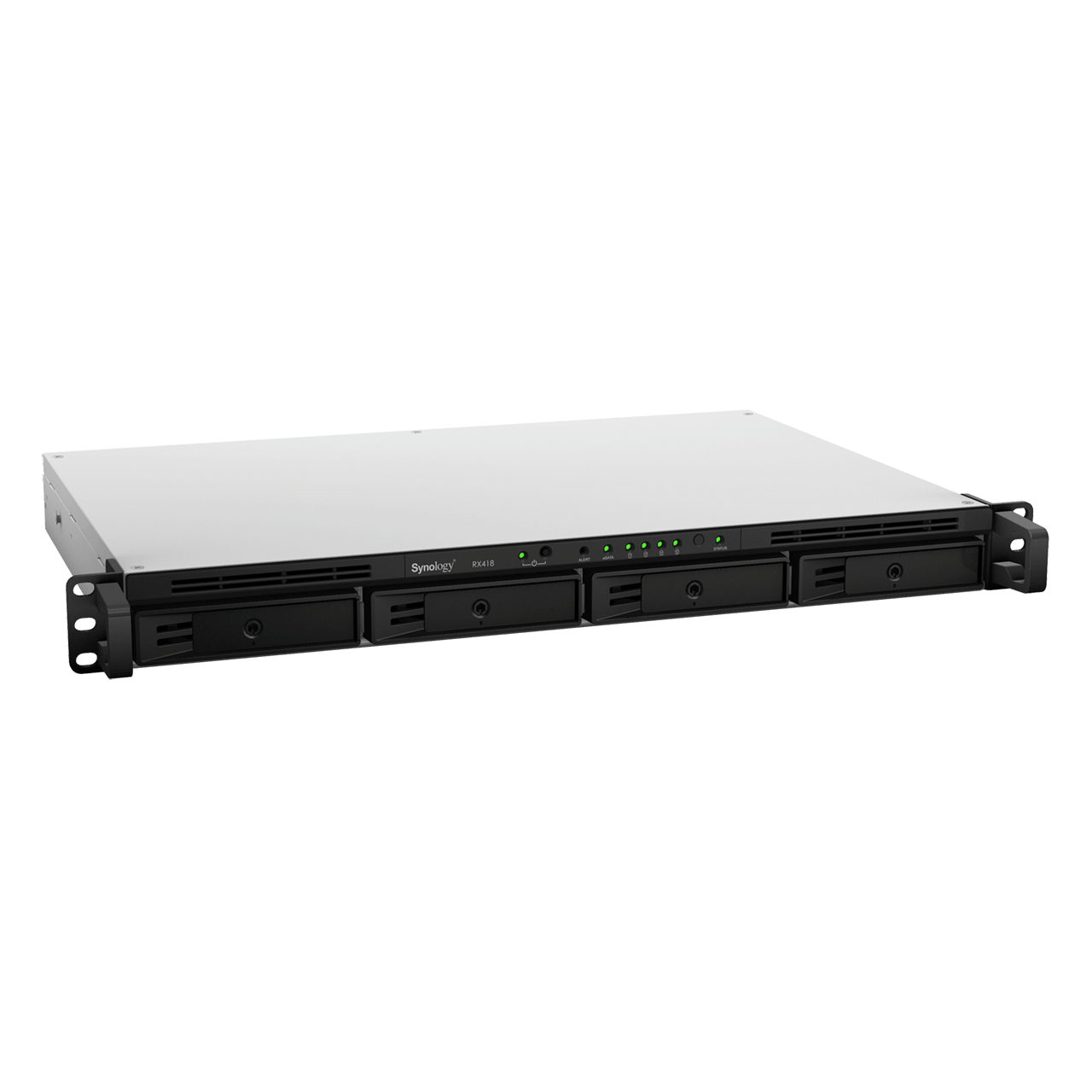 Synology RX418 4-Bay SATA Expansion, Compact Design, Redundant PSU
