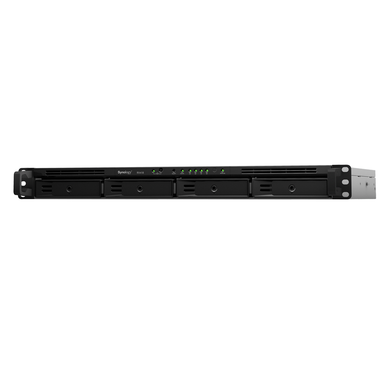 Synology RX418 4-Bay SATA Expansion, Compact Design, Redundant PSU