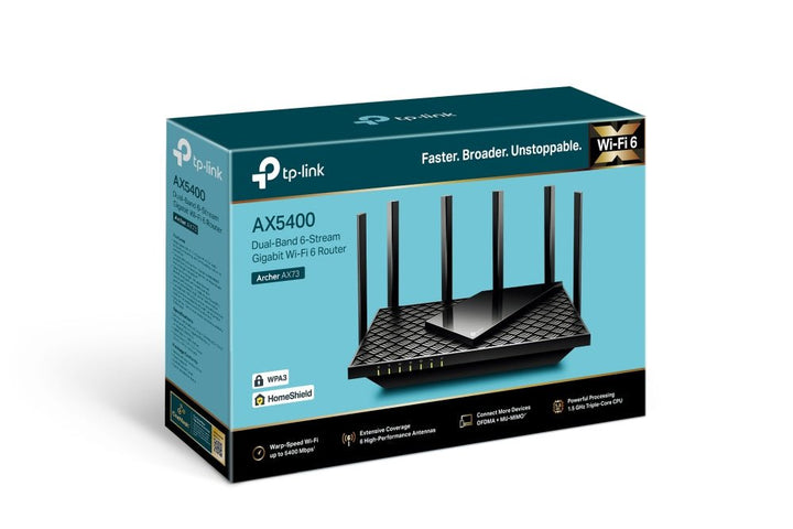 TP-Link Archer AX73 AX5400 Dual-Band Gigabit Wi-Fi 6 Router - ACE Peripherals