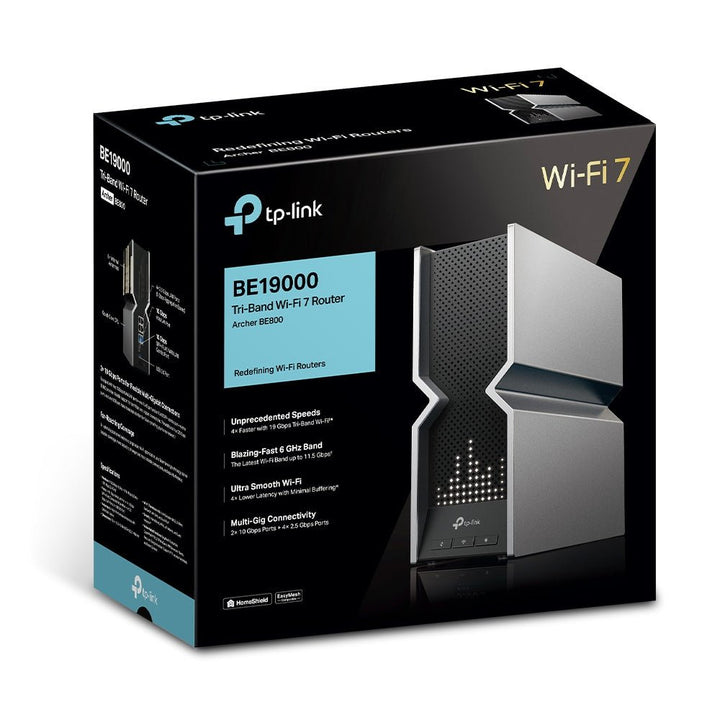 TP-Link Archer BE800 BE19000 Tri-Band Wi-Fi 7 Router - ACE Peripherals