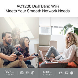 TP-Link Archer C64 AC1200 Wireless MU-MIMO WiFi Router - ACE Peripherals