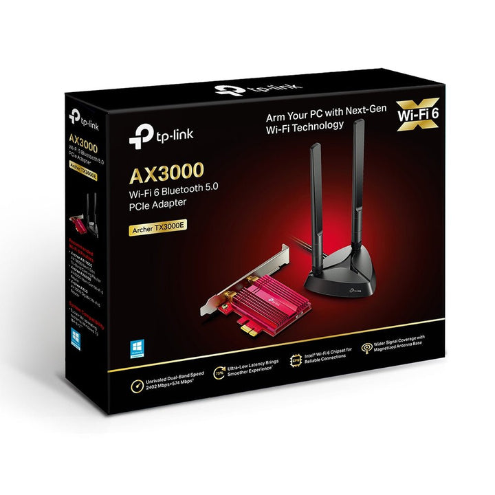 TP-Link Archer TX3000E AX3000 Wi-Fi 6 Bluetooth 5.0 PCIe Adapter - ACE Peripherals