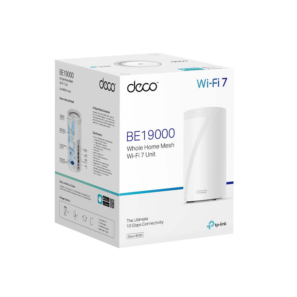 TP-Link Deco BE85 BE22000 Tri-Band Whole Home Mesh WiFi 7 - ACE Peripherals